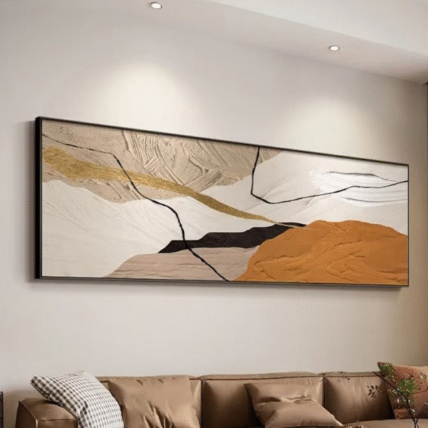 Horizon Extra-Large Textured Panoramic Wall Art