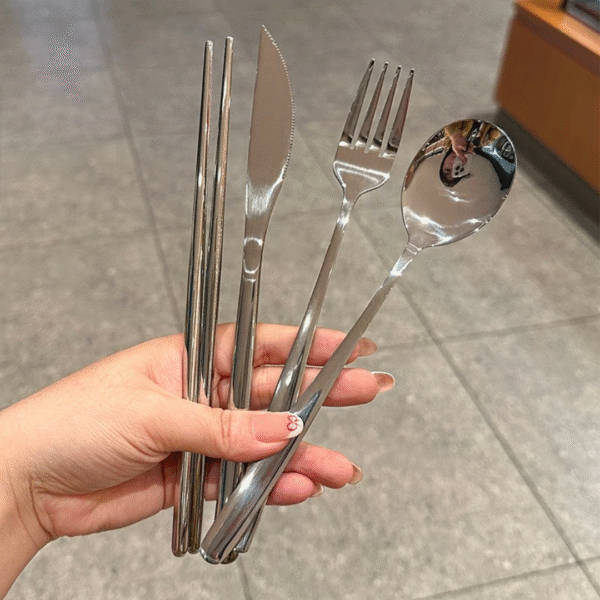Stainless Steel Cutlery Set (4-Piece)