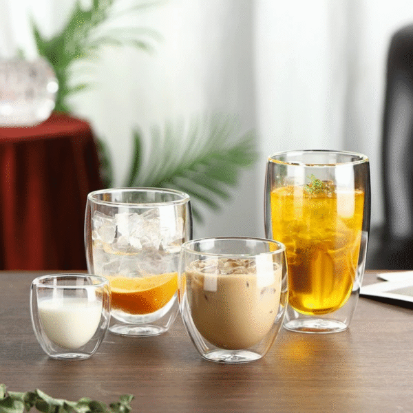 Double-Walled Glass Tumblers (Set of 4)