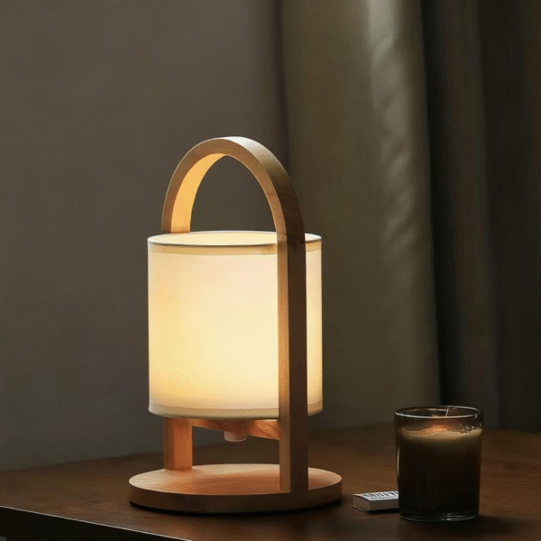 Kyoto Japandi Wooden Lantern Lamp