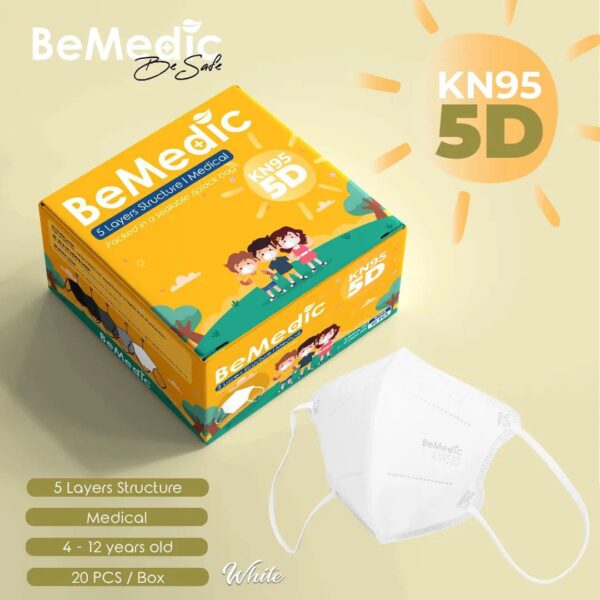 BeMedic KN95 5D Medical Mask for Kids