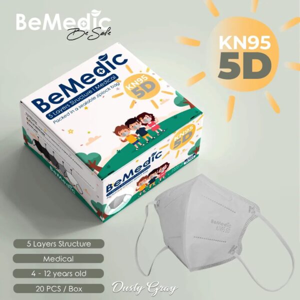 BeMedic KN95 5D Medical Mask for Kids