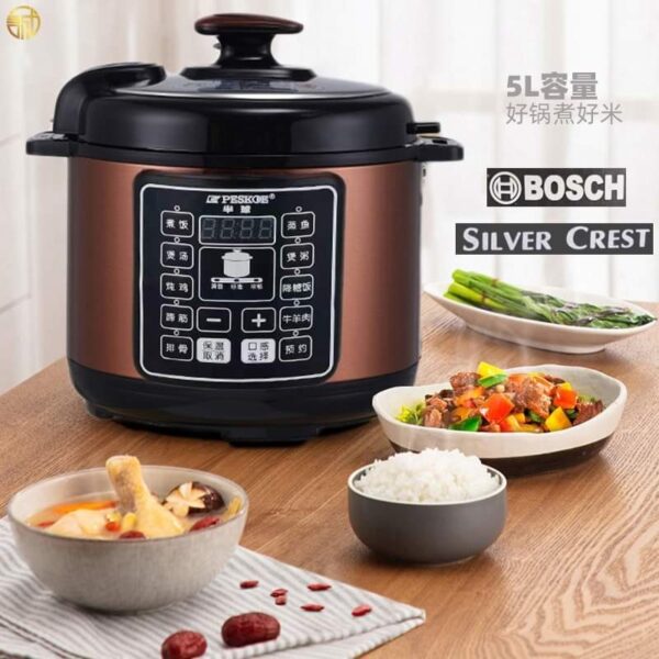 Peskoe 5L Multifunction Electric Pressure Cooker
